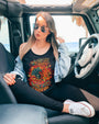 Whisper Words of Wisdom Let It Be Sunflower Retro Butterfly AOP Shirts _11_ KcuTS