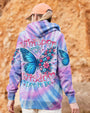 Whisper Words of Wisdom Let It Be Tie Dye Butterfly Graphic AOP Shirts _11_ M9mIh
