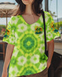 Wild Spirit Sweet Soul Hippie Frog Sunflower Tie Dye AOP Shirts _10_ kbYs7