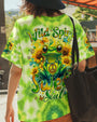 Wild Spirit Sweet Soul Hippie Frog Sunflower Tie Dye AOP Shirts _11_ z7dEw