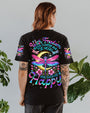 With Freedom Books Flowers and the Moon Colorful Dragonfly Happy Quote AOP Shirts _12_ fV9dQ