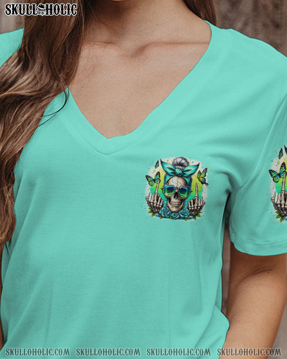 You Couldn_E2_80_99t Handle Me Even If I Came with Instructions Skull with Bow Sunglasses Graphic AOP Shirts _4_ 9iNtB