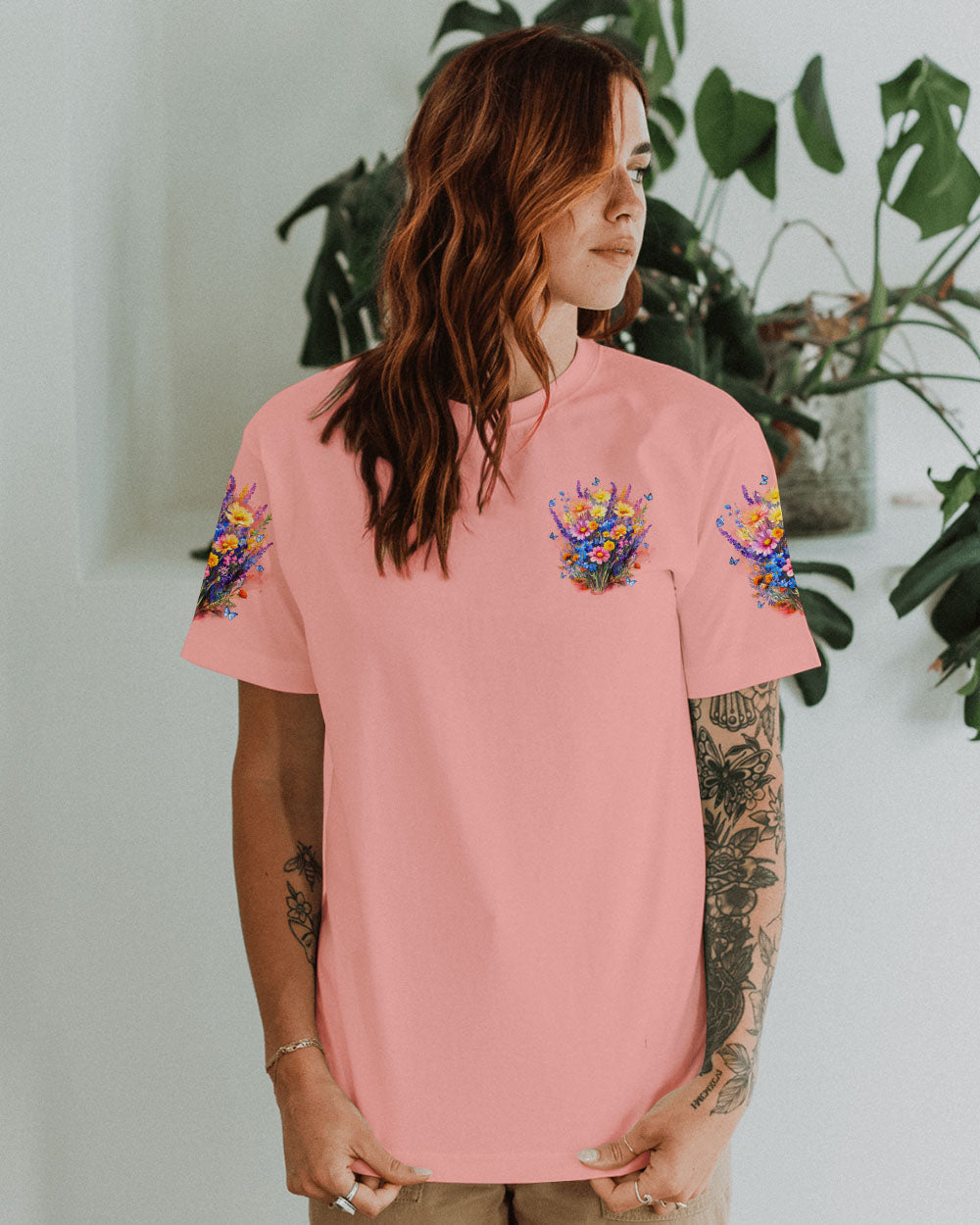 Your Mind Is a Garden You can grow Flowers or Weeds Floral Graphic with Positive AOP Shirts _3_ qHTzP