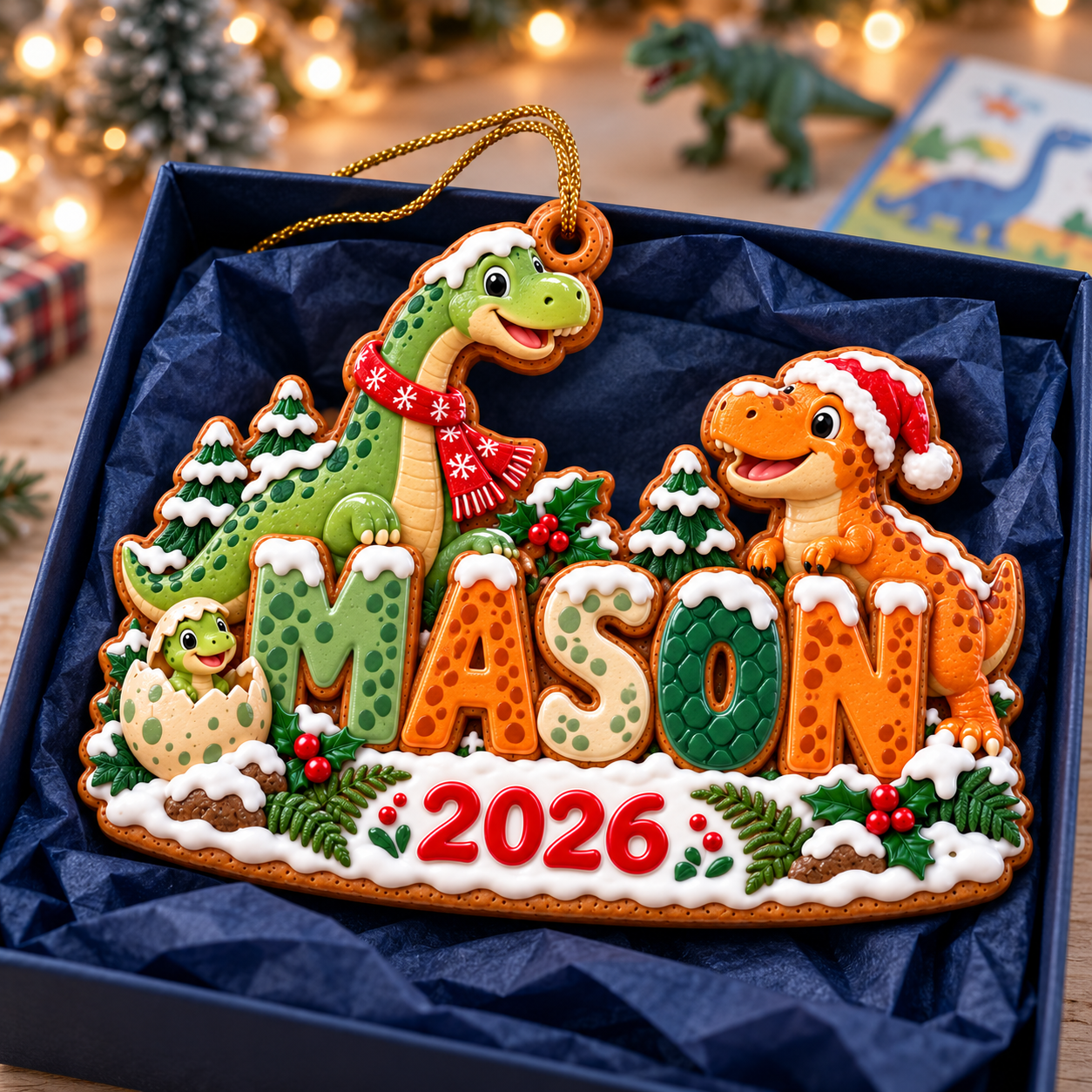 c017ab0d 6e3f 4395 9b4f 6430840367d2 MASON Christmas Dinosaur Ornament 2