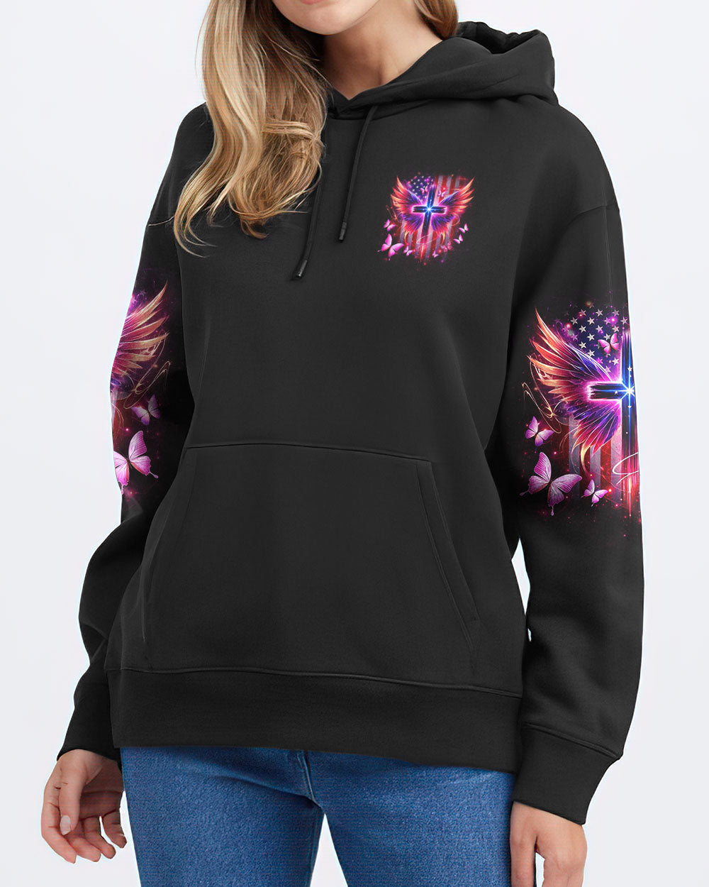 christian cloth Yhlt1012242Hoodie_6 3_Only_Simple_Texture