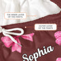coquette bow hockey custom name number gift for hockey player hockey team personalized lounge pants 8
