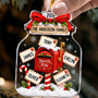custom name north pole christmas acrylic ornament personalized ornament 2