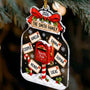 custom name north pole christmas acrylic ornament personalized ornament 3