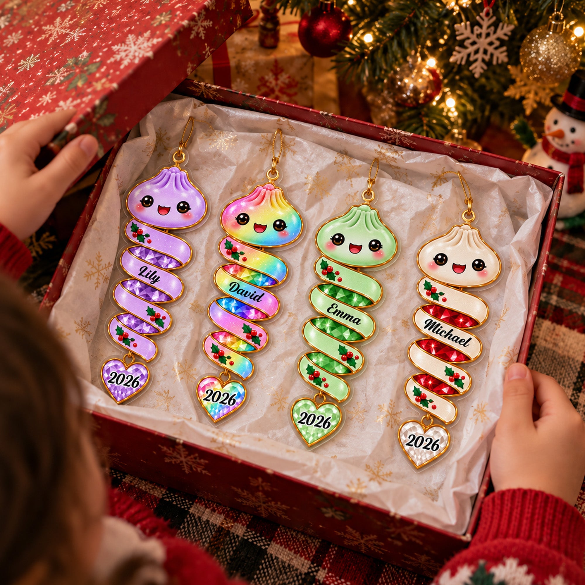 custom name squishy ornament gift for kids personalized ornament 2
