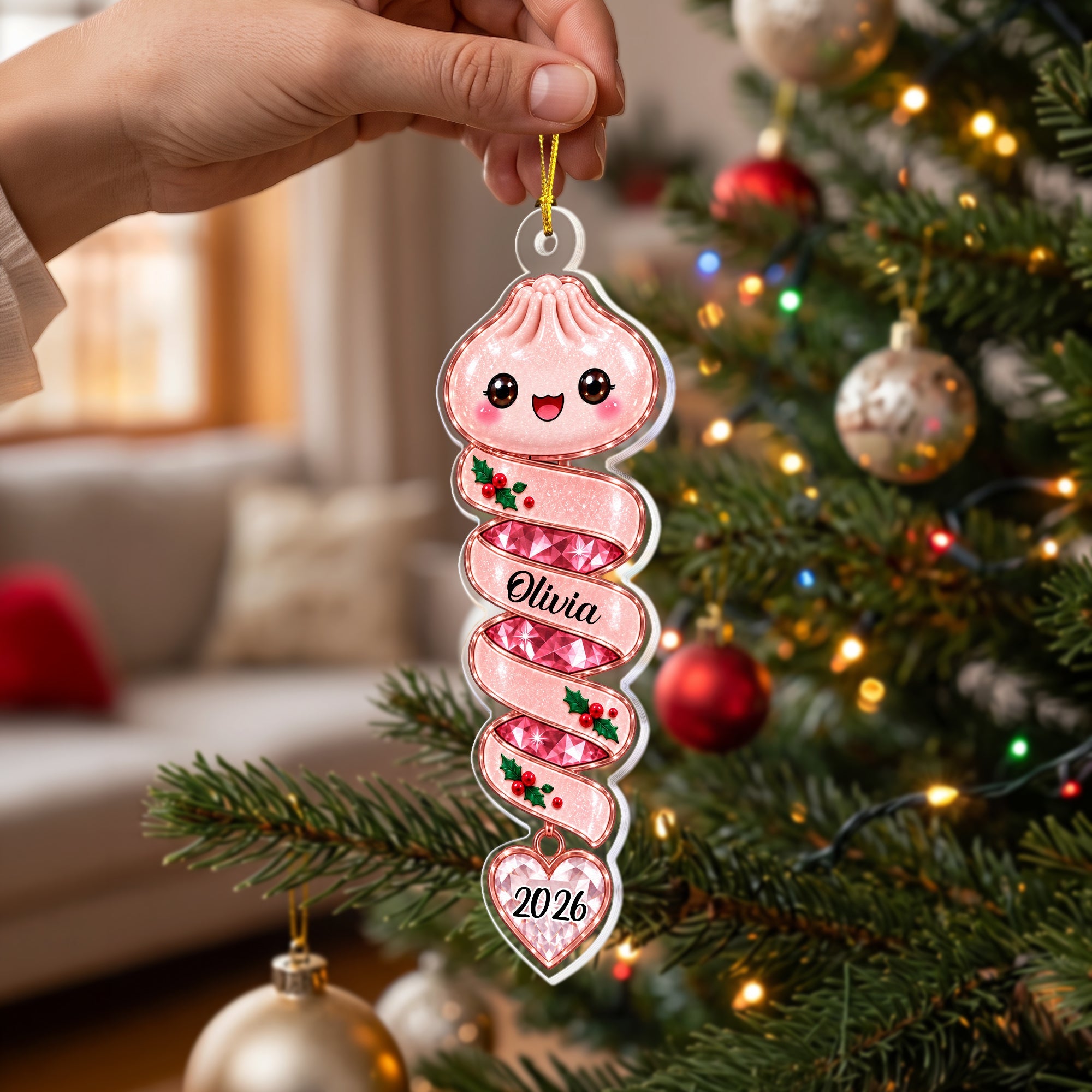 custom name squishy ornament gift for kids personalized ornament 5