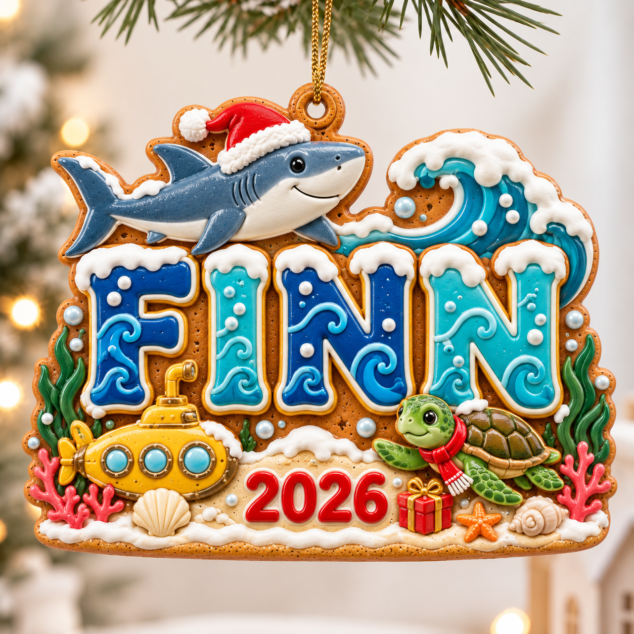d04a4f60 387b 4aac a610 a1b25f693c0b Finn s ocean adventure Christmas ornament