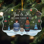 growing family new baby personalized acrylic ornament christmas loving gift for family member mom dad _1