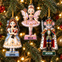 the nutcracker custom name and character personalized ornament 3